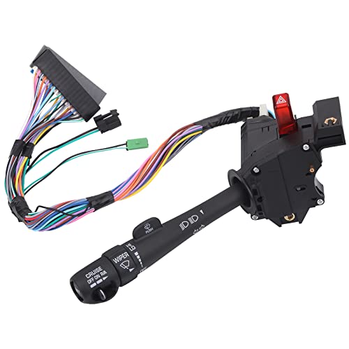 Obaee Turn Signal Switch Multi-Function Switch Compatible with Silverado Avalanche Tahoe Suburban, Yukon Sierra 1999-2002 Replacement OE 26100839, 3441937, CBS-1038 / Wiper, Washers, Hazard - Image 1