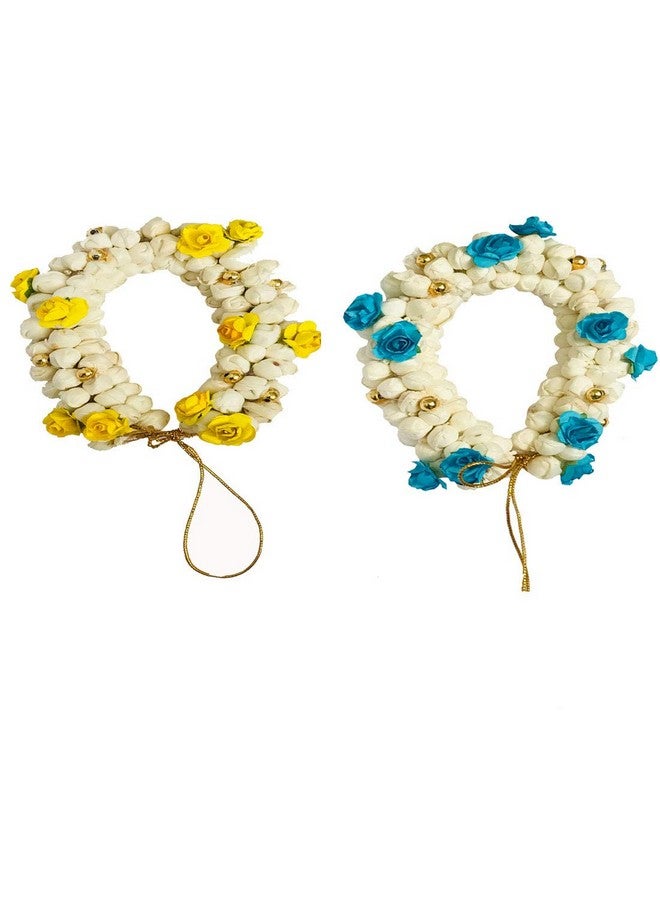 Arooman™ Hair Bun Mogra Flower Gajra Artificial Flower Gajra combo for Women (Pack-2)