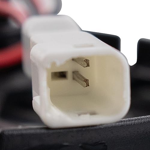 TRQ Driver Side Mirror Glass Heated Blind Spot Indicator Compatible with 2018-2022 Hyundai Kona HY1324114 - Image 3