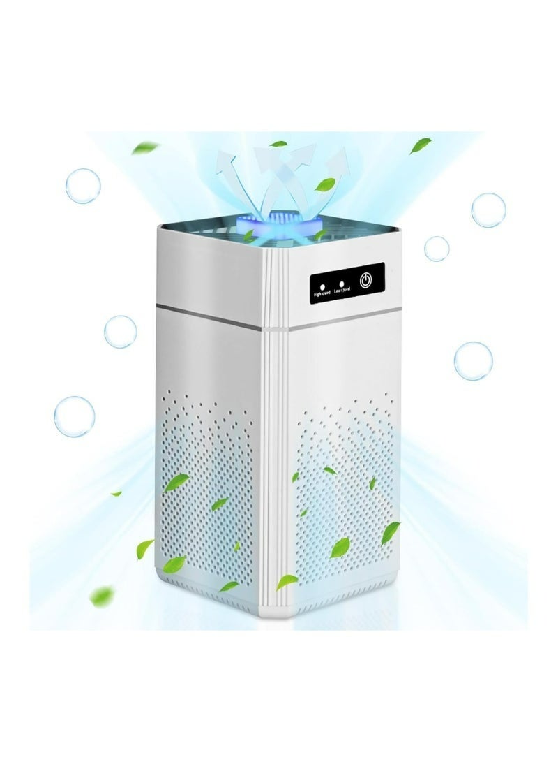 باندا جهاز تنقية هواء للغرف الكبيرة مزود بفلتر HEPA حقيقي، وتنظيف بزاوية 360 درجة للغبار وحبوب اللقاح والدخان ومخلفات الحيوانات الأليفة، ووضع نوم هادئ للغاية بمستوى ضوضاء 34 ديسيبل، وعلاج عطري وإضاءة ليلية، وترشيح بنسبة 99.97% للجسيمات الدقيقة PM2.5 - Image 1