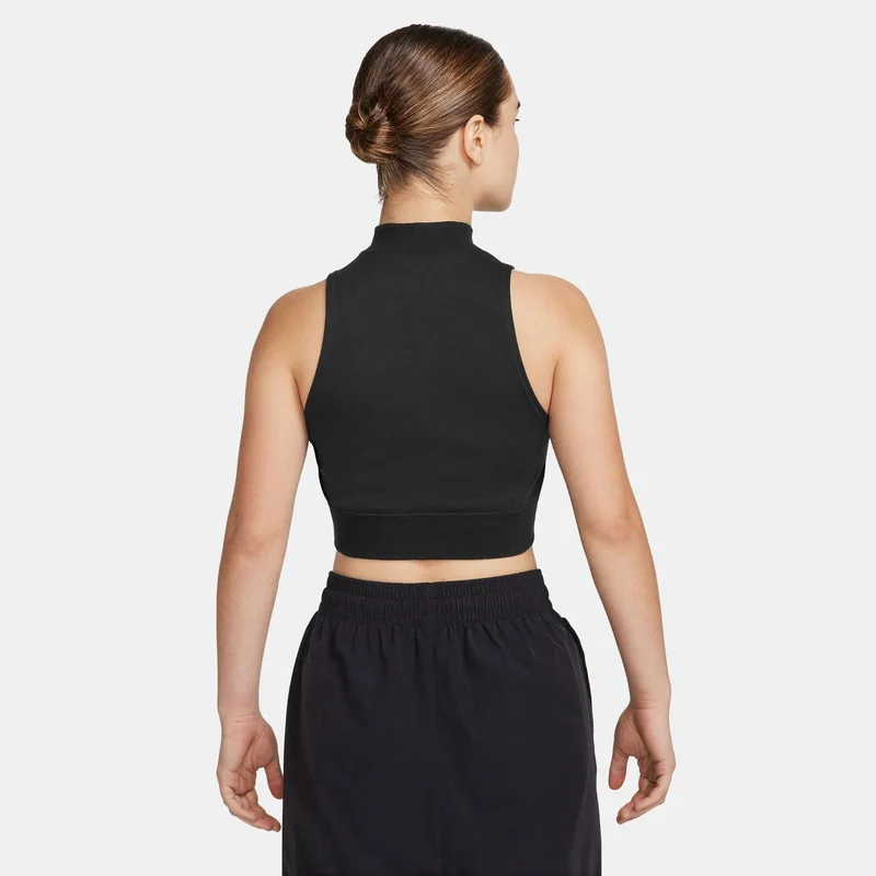 Nike Women's Sportswear Chill Terry 1/2-Zip Crop Top
