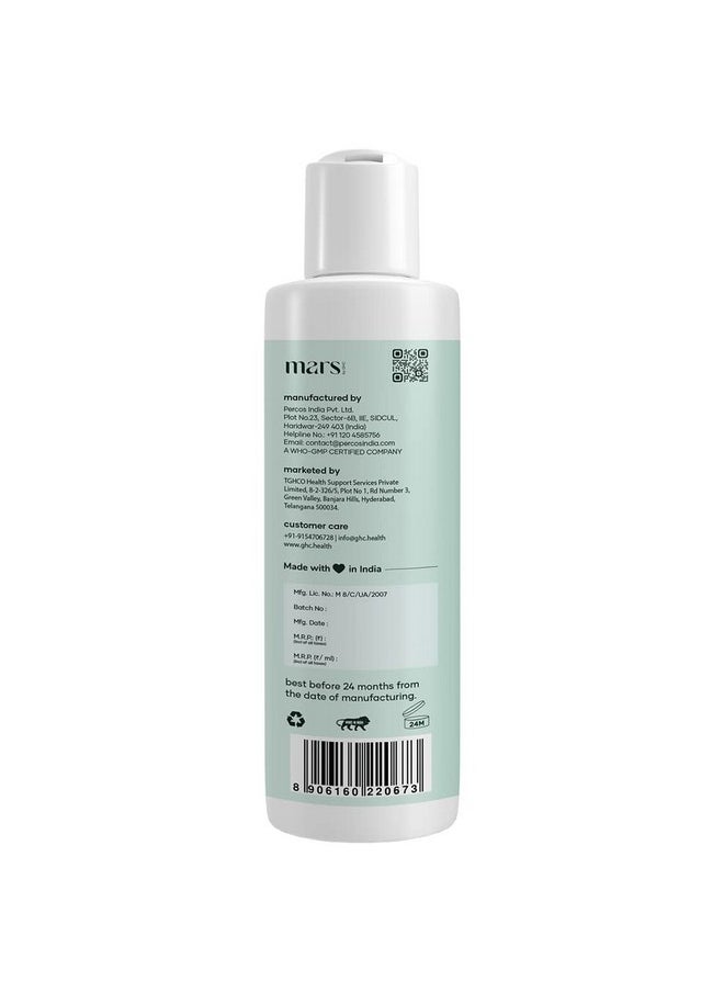 mars by GHC - Anti Dandruff Shampoo With Aloe Vera & Menthol For Itchy Scalp & Dandruff Control | 200 Ml | Pack Of 1 - Image 1