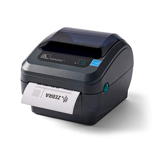 Zebra Technologies ZEBRA GX420d Direct Thermal Desktop Printer Print Width of 4 in USB Serial and Ethernet Port Connectivity GX42-202410-000 - Image 1