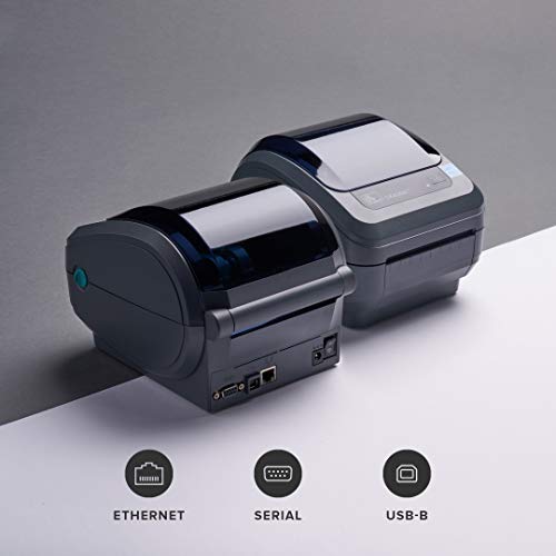 Zebra Technologies ZEBRA GX420d Direct Thermal Desktop Printer Print Width of 4 in USB Serial and Ethernet Port Connectivity GX42-202410-000 - Image 2