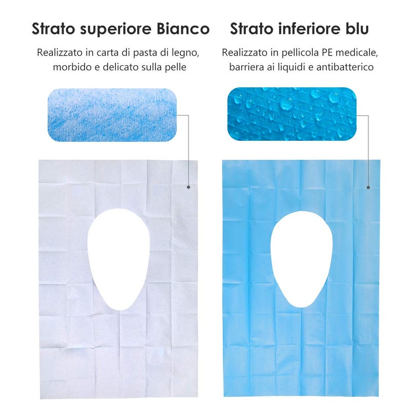 VANZAVANZU Disposable Toilet Seat Covers - 30 Counts Waterproof Individually Wrapped Portable Travel Toilet Seat Covers for Adults Kids Toddler Potty Training Public Toilet, Lengthened Size 16x24 Inch, 3 Packs - Image 2