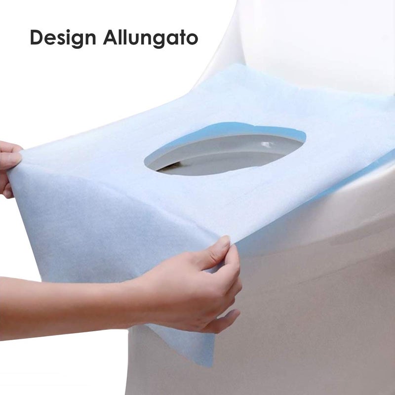 VANZAVANZU Disposable Toilet Seat Covers - 30 Counts Waterproof Individually Wrapped Portable Travel Toilet Seat Covers for Adults Kids Toddler Potty Training Public Toilet, Lengthened Size 16x24 Inch, 3 Packs - Image 5