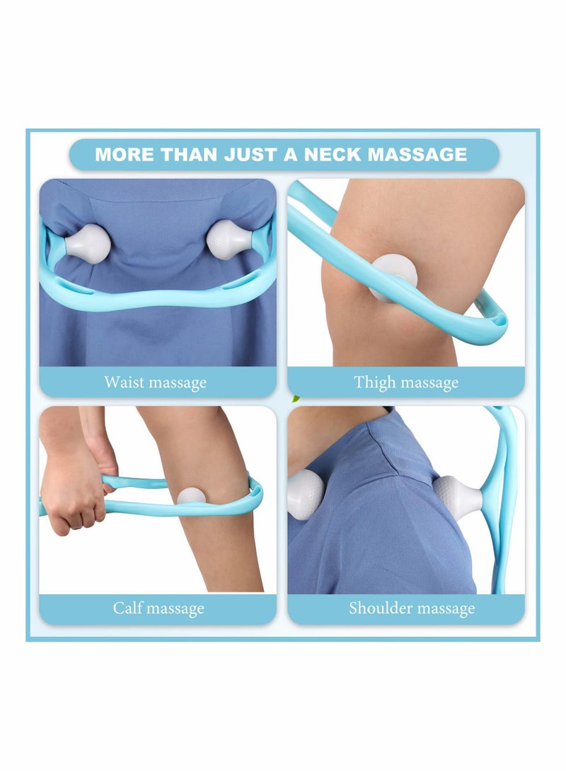 جهاز تدليك الرقبة باللون الأزرق - Image 2