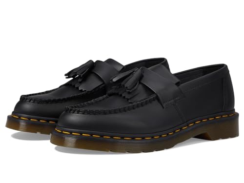 Dr Martens Dr. Martens Unisex Vegan Adrian Loafer, Black, 5 US Women / 4 US Men - Image 1