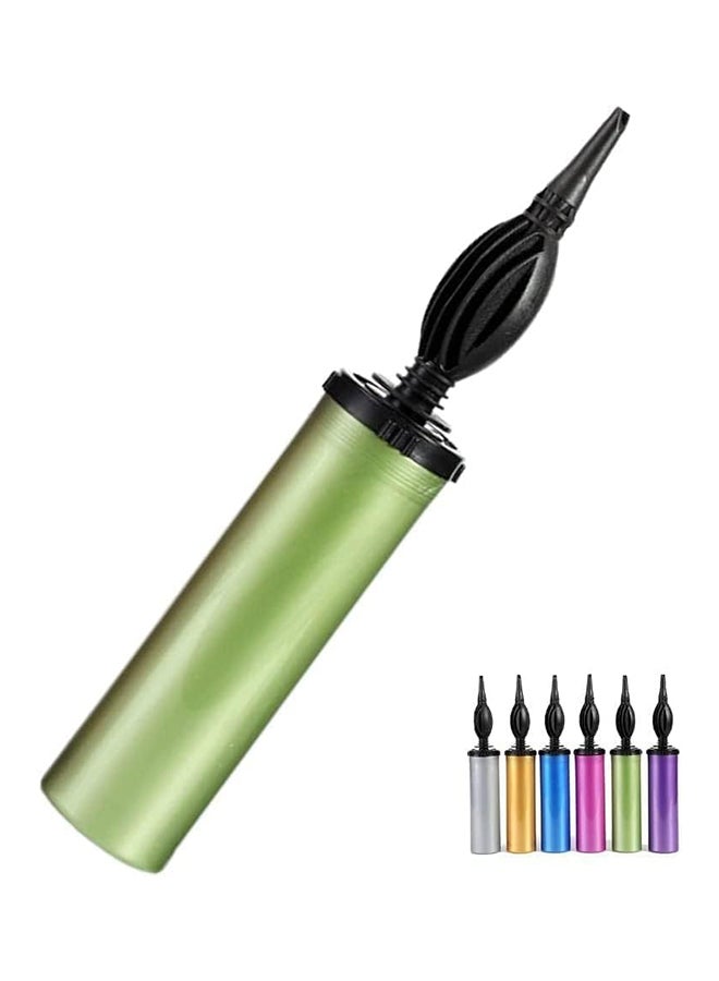 مضخة نفخ البالونات الخضراء - مضخة هواء يدوية متينة وخفيفة الوزن