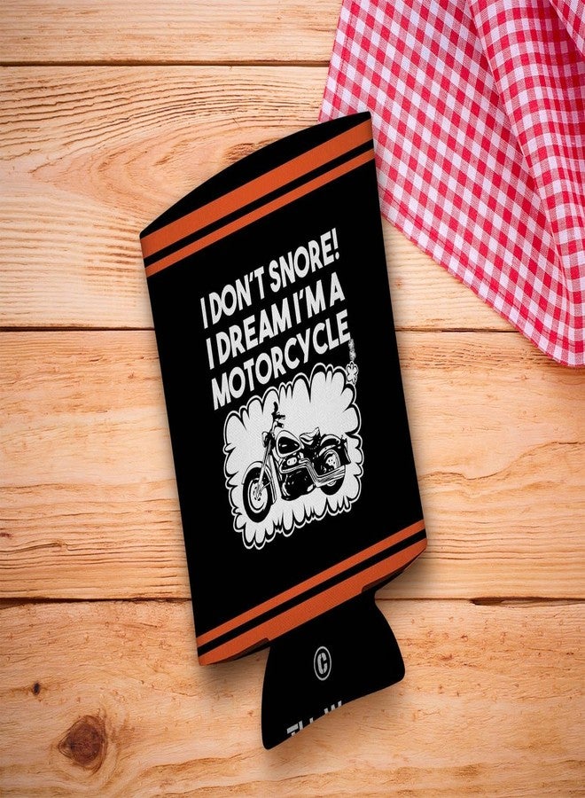 ذيس وير هدايا مضحكة لراكبي الدراجات النارية: "أنا لا أشخر، أنا أحلم بأنني دراجة نارية" - عبوة من قطعتين من حافظات المشروبات متعددة الاستخدامات - Image 2