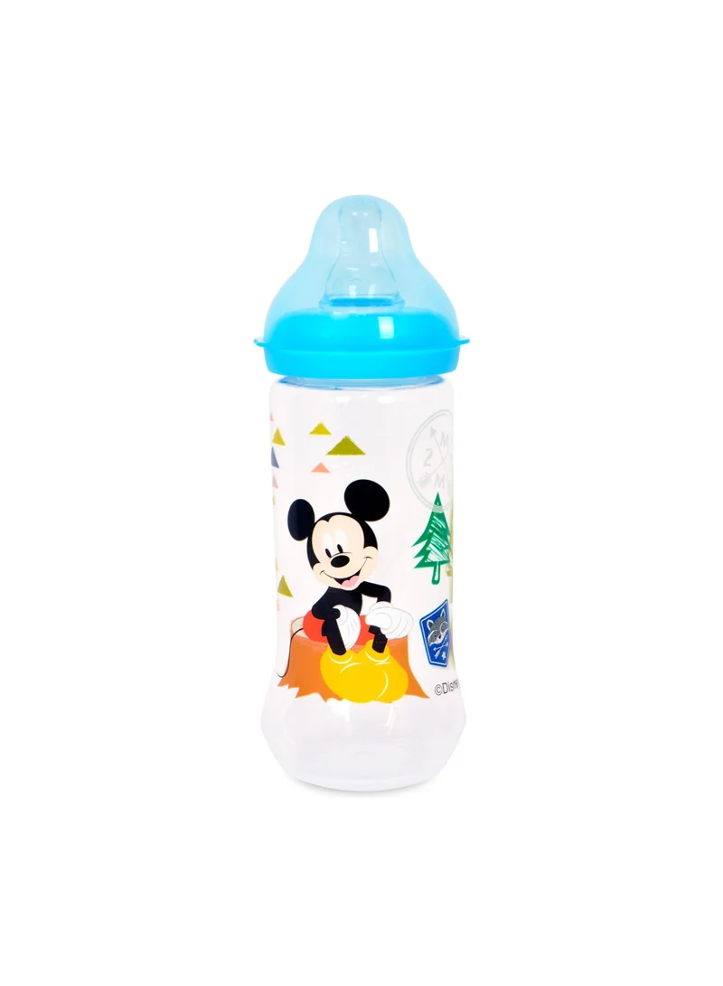 ديزني Mickey Mouse Baby Feeding Regular Neck Bottle 6 Months  250Ml 80Z