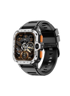 Generic Smart Watch 4G Card Watch HD Photo Explosions Smart Watch Sports Heart Rate Call-Color:Silver 16g  - Image 1