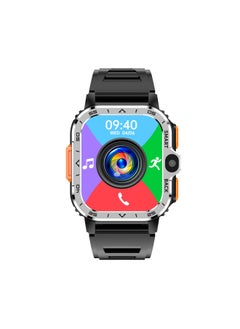 Generic Smart Watch 4G Card Watch HD Photo Explosions Smart Watch Sports Heart Rate Call-Color:Silver 16g  - Image 3