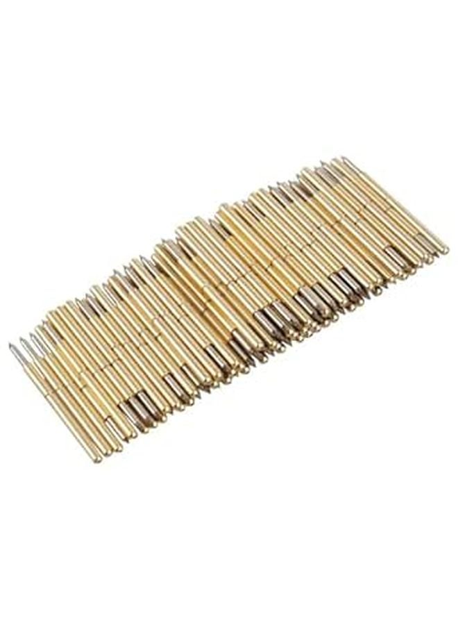 E2 Round Pogo Pin 100 قطعة مجسات اختبار زنبركية 3 أمبير تيار - Image 1