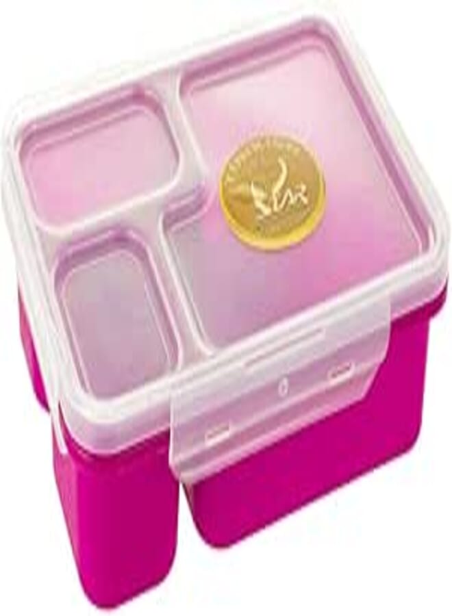 3A LB236 Star Turkish Plastic Lunch Box 17x25 cm - Mauve