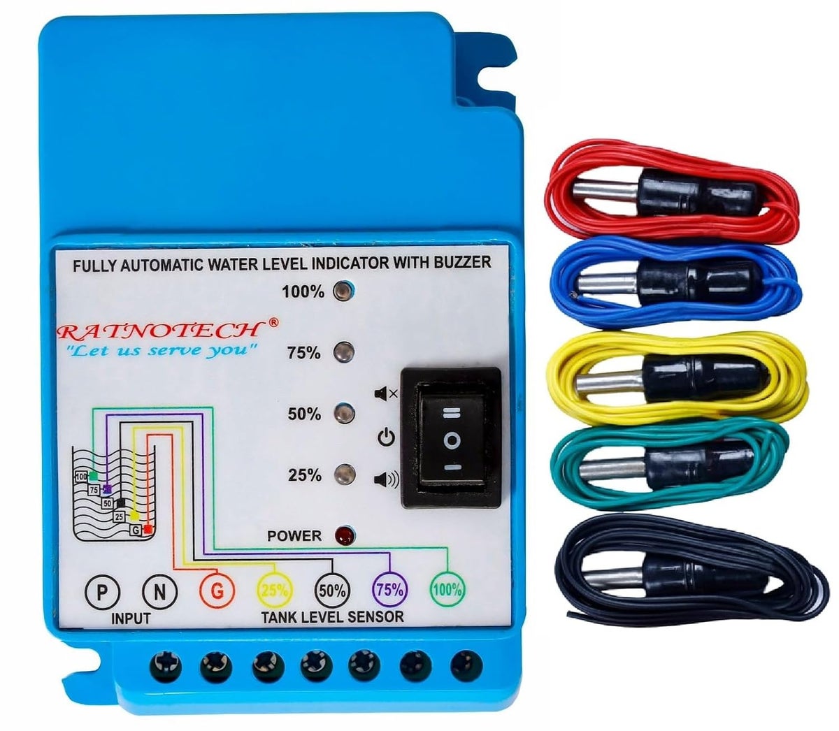 RATNOTECH Automatic Water Level Indicator with Buzzer Alarm | Best ...