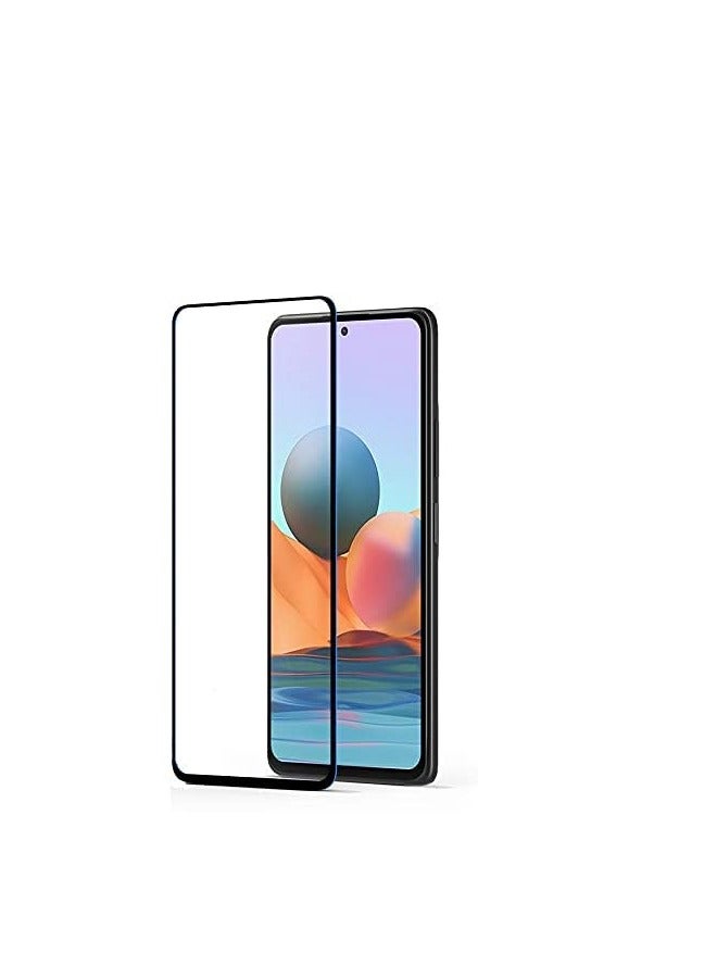 Full Coverage Tempered Glass Screen Protector Compatible with Xiaomi Redmi Note 9, Xiaomi Redmi Note 10/10s, Xiaomi Redmi Note 11 - Black Frame - Image 5