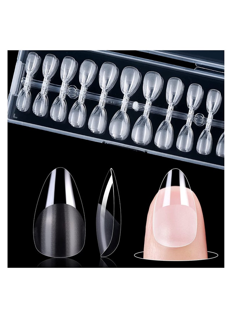 Remy Belle - XS Soft Gel Nail Tips Almond 240 Pcs of 12 sizes Kit - Image 1