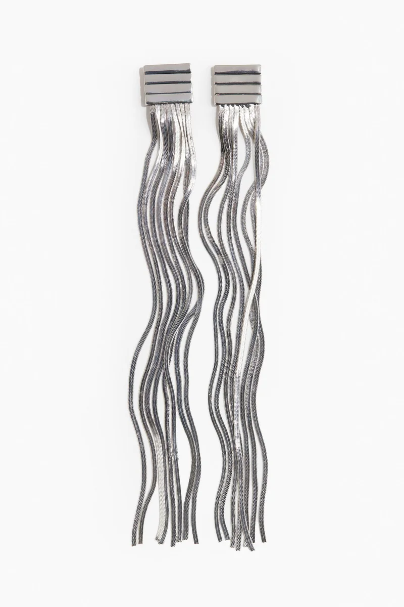 H&M Herringbone Chain Earrings