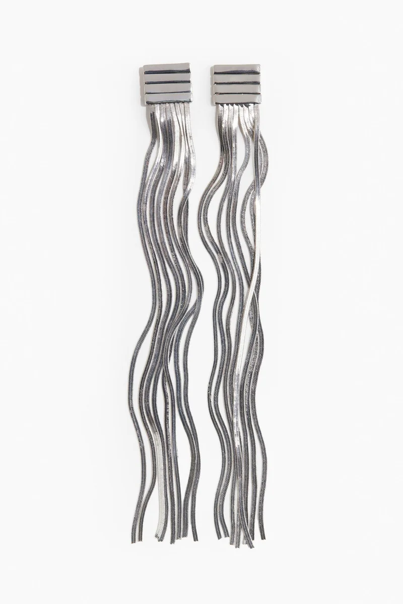 H&M Herringbone Chain Earrings