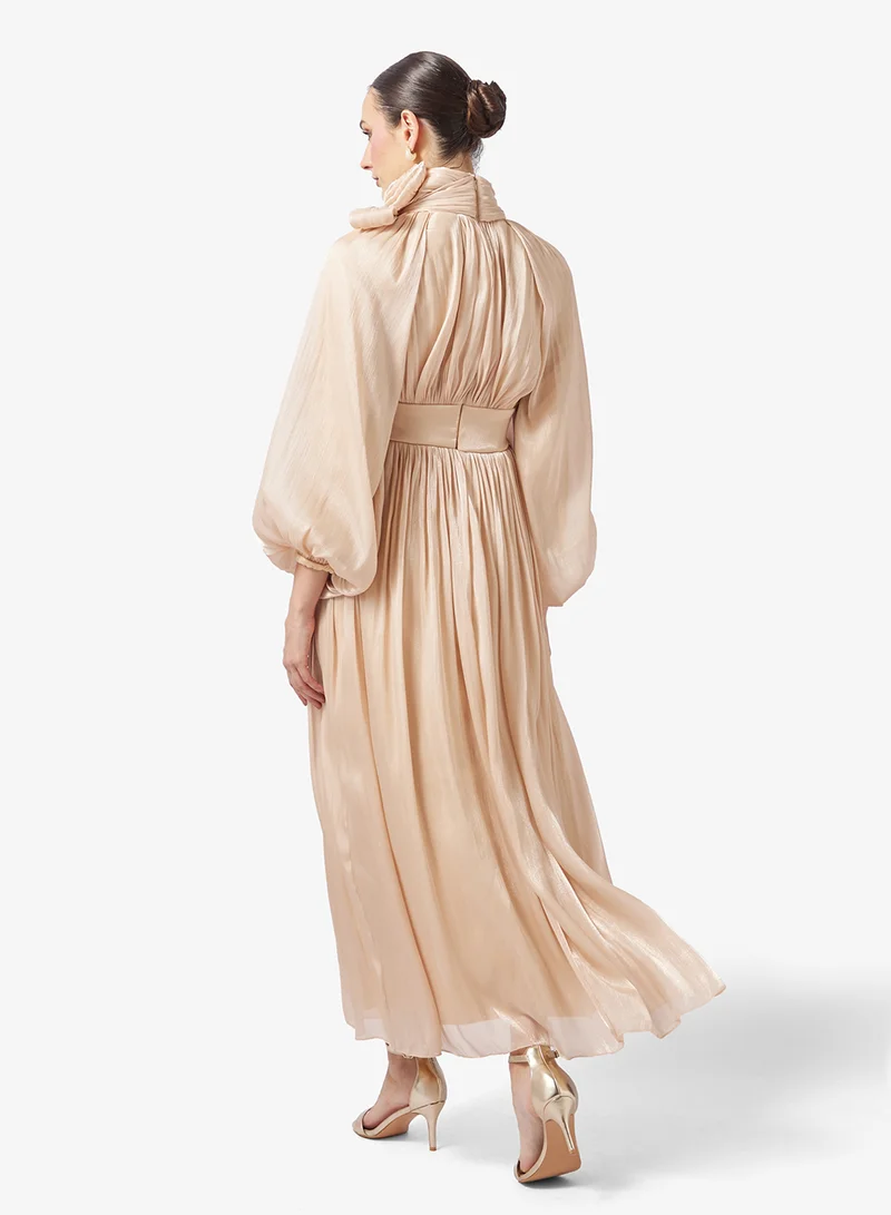 Khizana Ruched A-line Dress