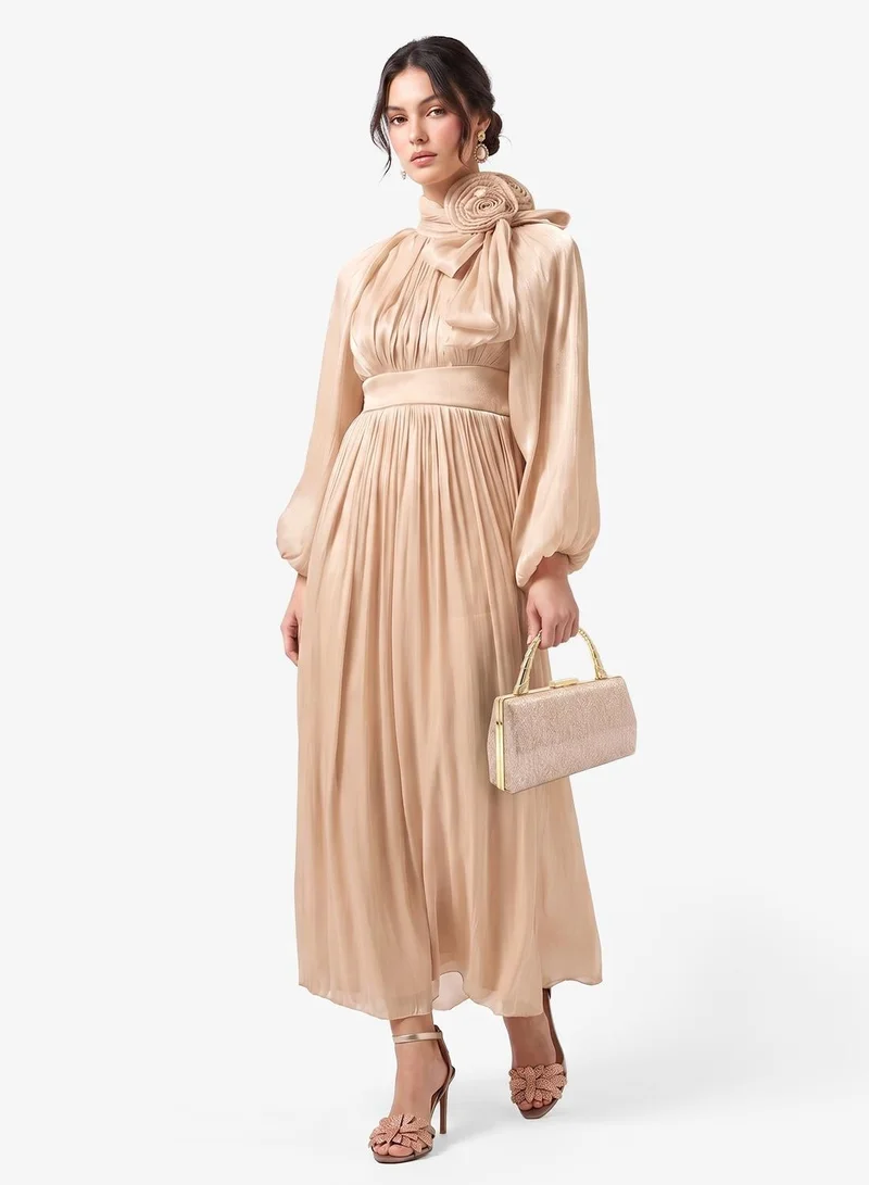 Khizana Ruched A-line Dress