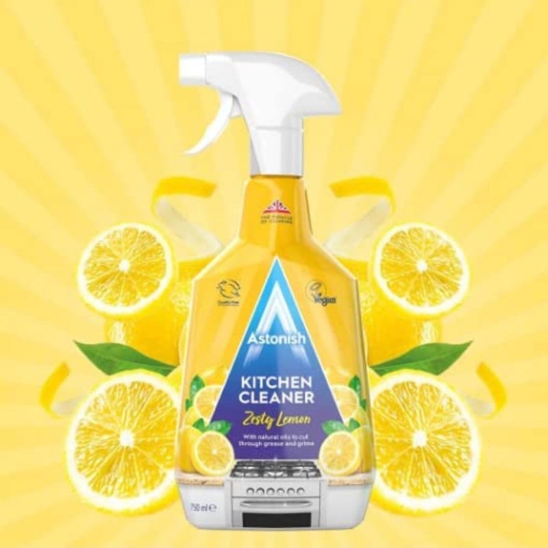 Astonish Kitchen Cleaner, Zesty Lemon,750ml - Image 2