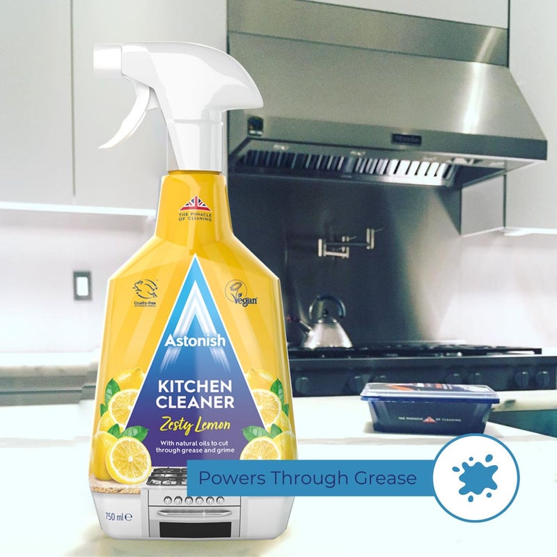 Astonish Kitchen Cleaner, Zesty Lemon,750ml - Image 3