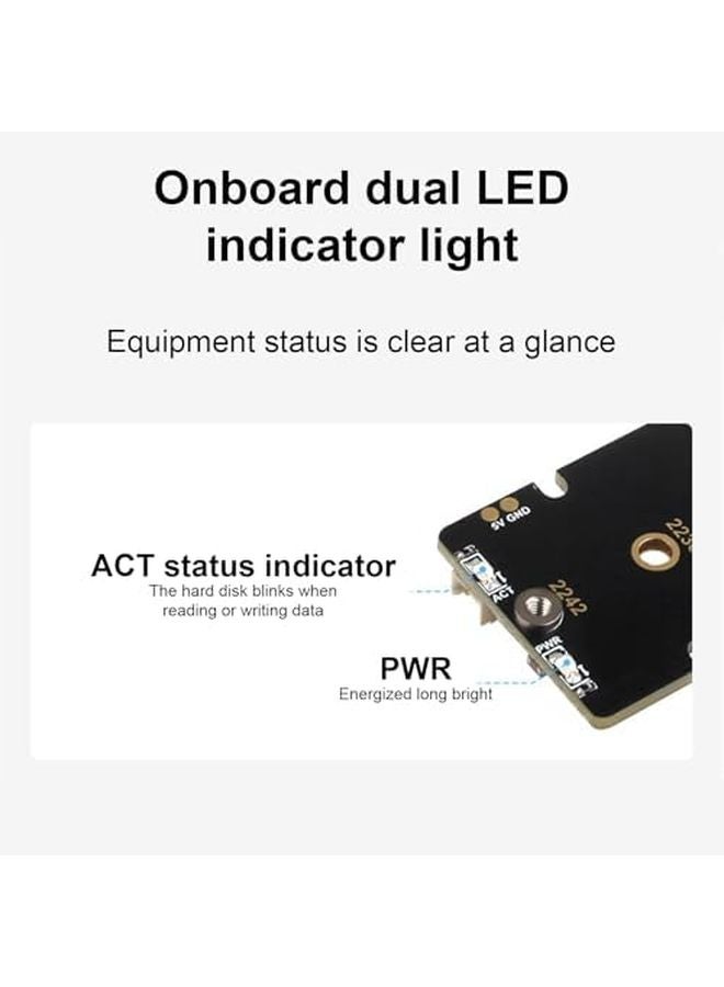 مشتت حرارة PCIe NVMe M2 SSD مع مروحة للمقاسات 2230 و2242 و2280، نظام تبريد نشط لإدارة الحرارة - Image 4