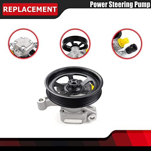 FEXON Power Steering Pump with Pulley Compatible with Buick Enclave Chevy Traverse GMC Acadia Saturn Outlook 3.6L 2007-2017 Replaces 20954812 20-2403 96-2403 - Image 5