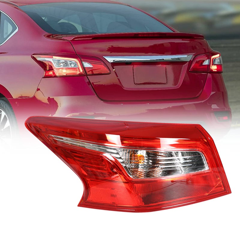 munirater Tail Light Assembly Left Side Replacement for Sentra 20162018 Tail Light Rear Brake Lamp 265553YU0A NI2804108
