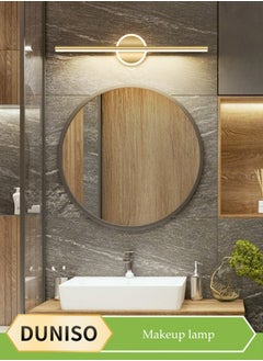 DUNISO LED mirror light, indoor warm light wall lamp, dressing table lamp, 10W, suitable for bathroom mirror front, bedroom headboard, hallway wall,  40 * 13 * 6CM ﻿  - Image 1