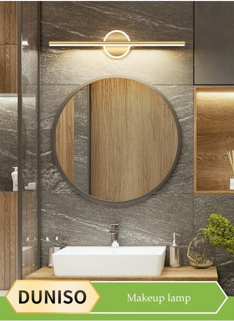 LED mirror light, indoor warm light wall lamp, dressing table lamp, 10W, suitable for bathroom mirror front, bedroom headboard, hallway wall,  40 * 13 * 6CM ﻿