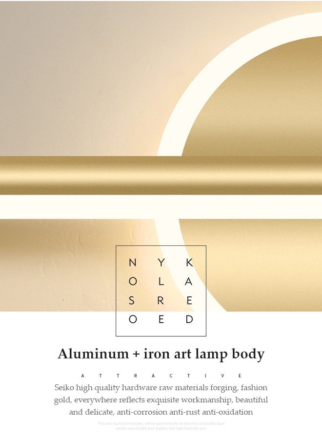 DUNISO - LED mirror light, indoor warm light wall lamp, dressing table lamp, 10W, suitable for bathroom mirror front, bedroom headboard, hallway wall,  40 * 13 * 6CM ﻿ - Image 1