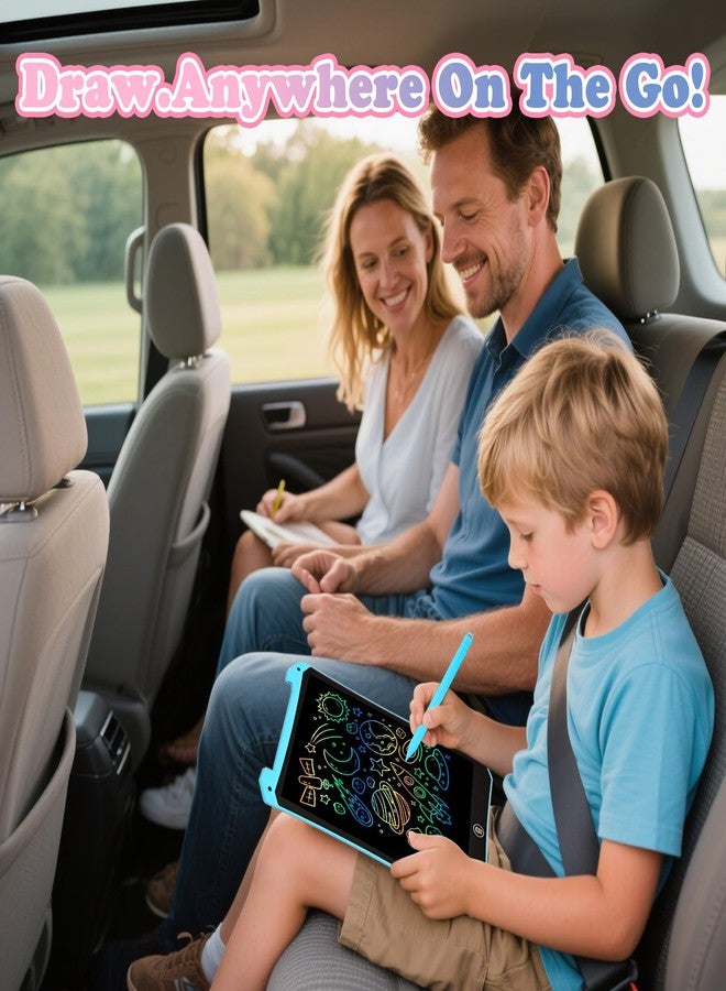 EooCoo Toddler Drawing Toys, 10 Inch LCD Writing Tablet for Kids 2 Pack, Mess Free Coloring Books for Travel Toys, Learning Activities, Boo Basket Stuffers Gifts for Toddler Boys Girls Ages 3-8 - Image 3