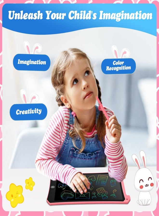 EooCoo Toddler Drawing Toys, 10 Inch LCD Writing Tablet for Kids 2 Pack, Mess Free Coloring Books for Travel Toys, Learning Activities, Boo Basket Stuffers Gifts for Toddler Boys Girls Ages 3-8 - Image 5