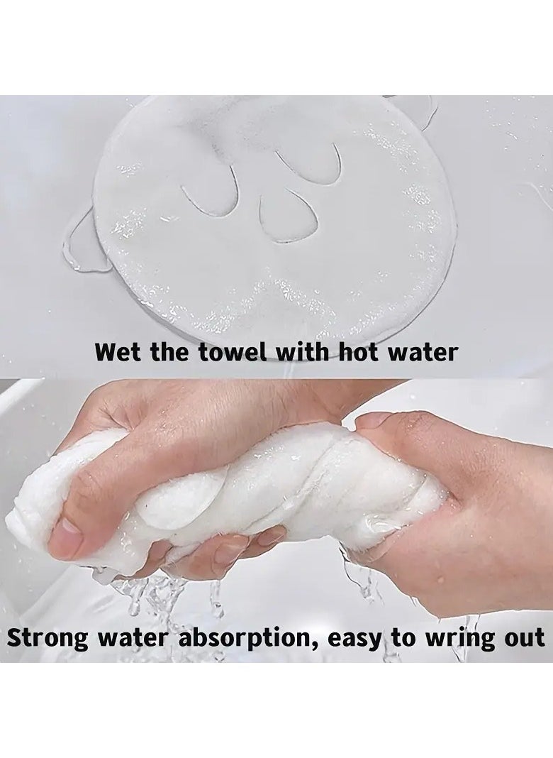 Goolsky Hot Compress Face Towel Masks, Reusable Facial Steamer Towel For Hot Cold Skin Care, Moisturizing Face Steamer, Beauty Facial Towel For Home And Beauty Salon  - Image 3