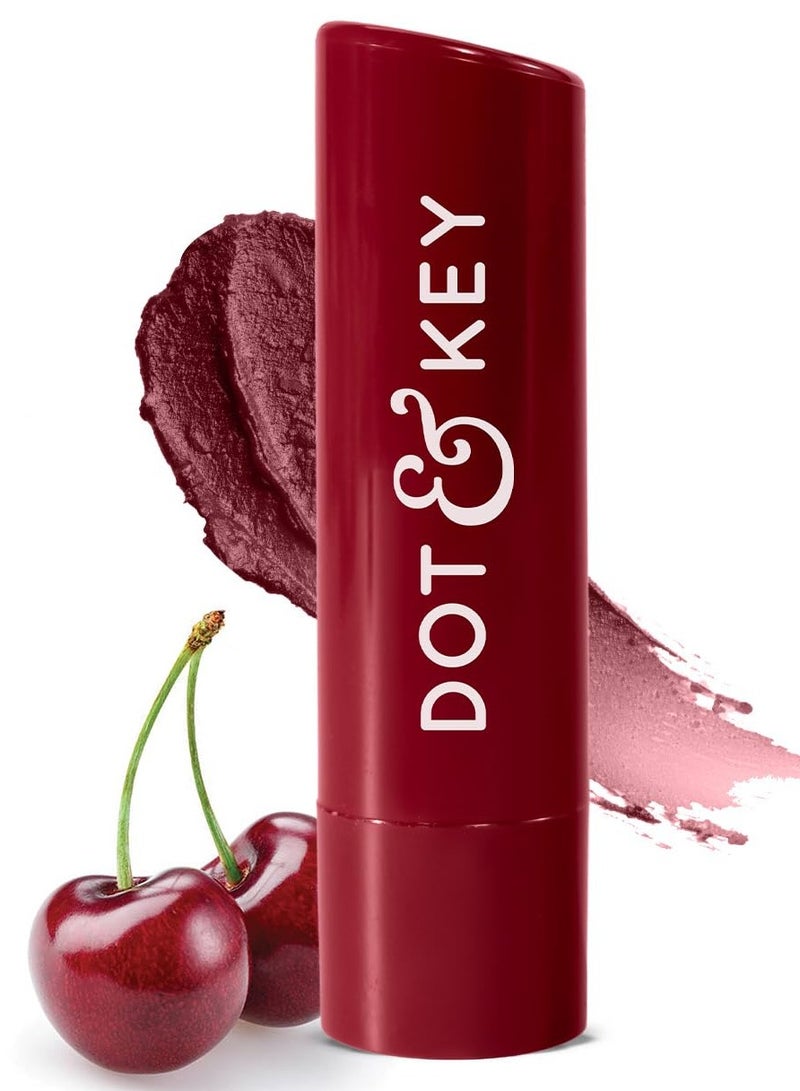 Dot & Key Barrier Repair Hydrating Lip Balm SPF 50 | Cherry Crimson | Repairs Damaged Lip Barrier | High Tinted | 4.5 gm - Image 1