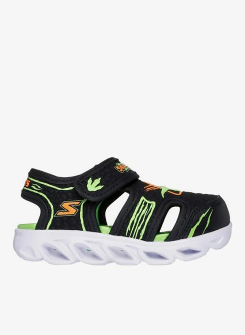 SKECHERS Hypno-Splash Sandals With Hook & Loop Closure - 400612N-Bklm-Cp
