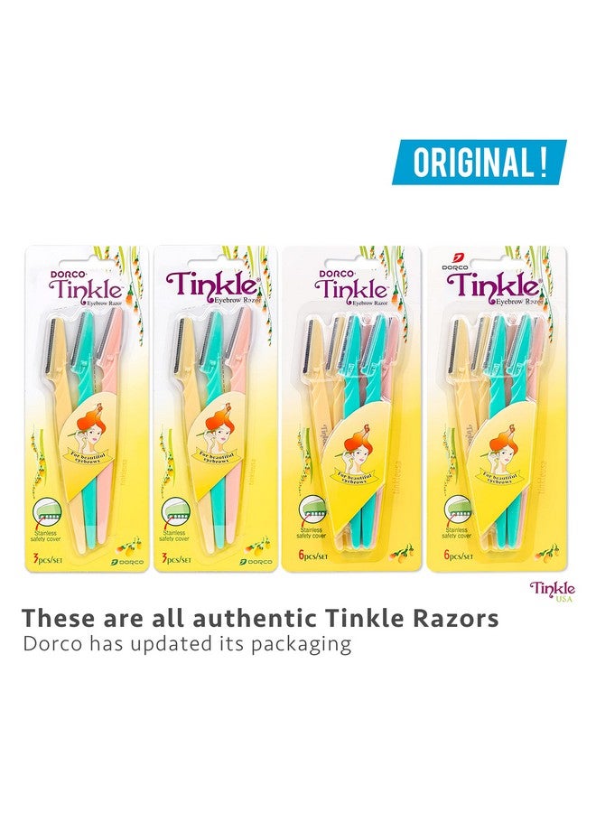 DORCO Tinkle Eyebrow Razor, 3ct per pack (3pk) - Image 3
