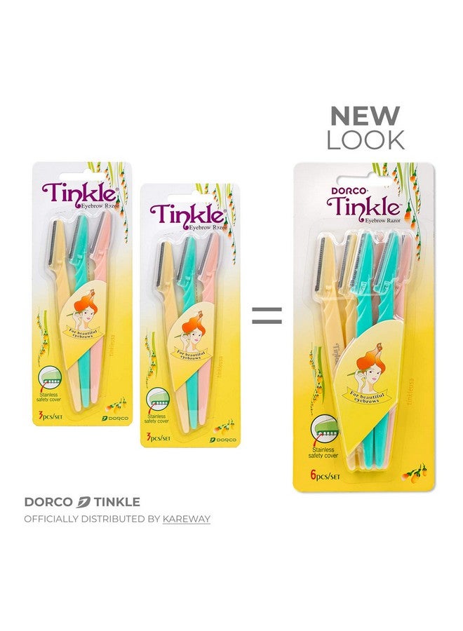DORCO Tinkle Eyebrow Razor, 3ct per pack (3pk) - Image 1