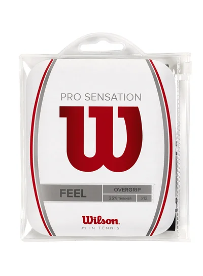 Wilson Pro Sensation 12 Pack Overgrip Set - Black