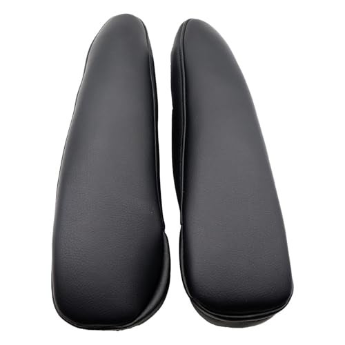 AOUTTUOA 2pcs Left Right Side Leather Replacement Armrest Cover Black with Zipper Design Compatible with Toyota Sienna 2011 2012 2013 2014 2015 2016 2017 - Image 1