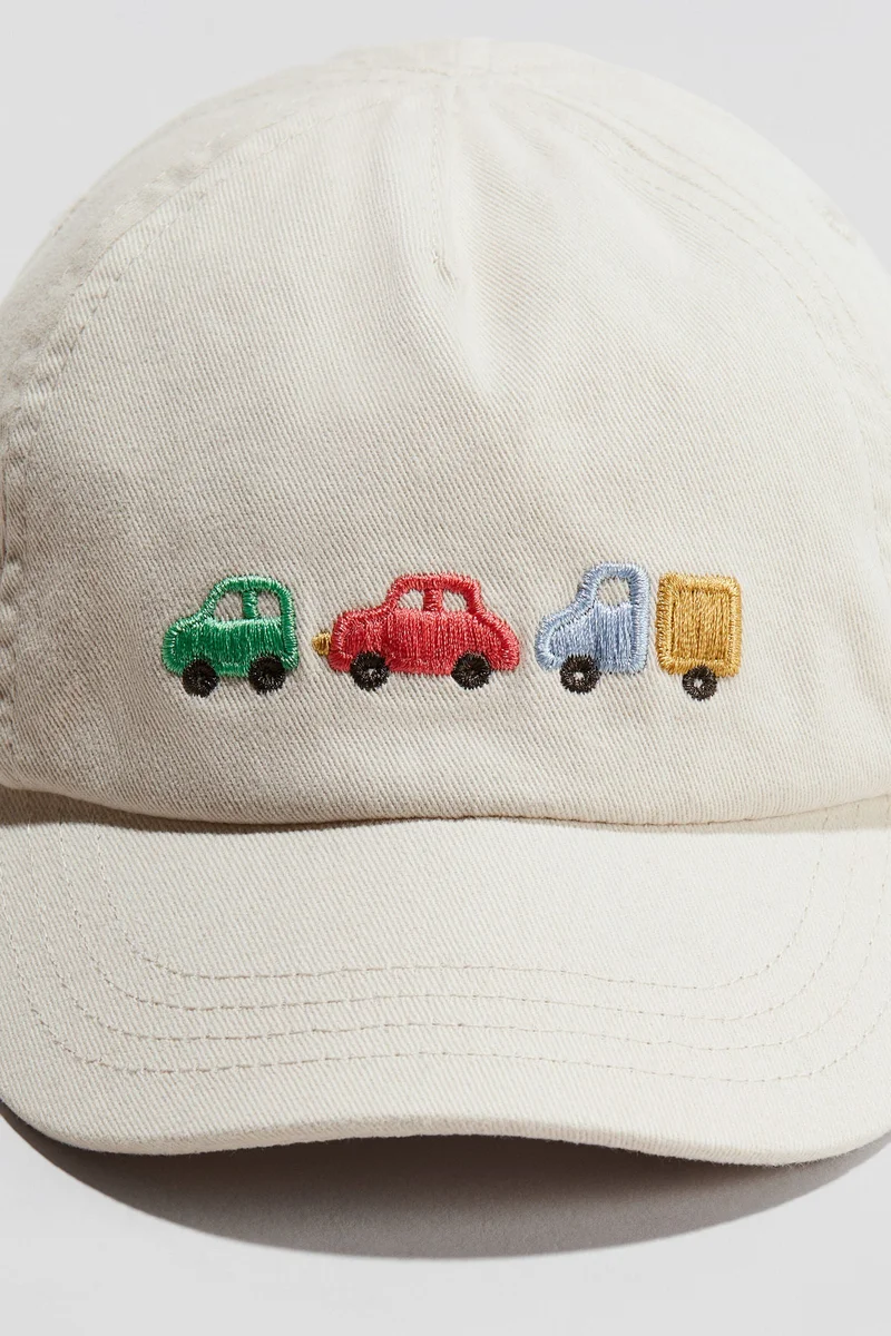 اتش اند ام قبعة من القطن