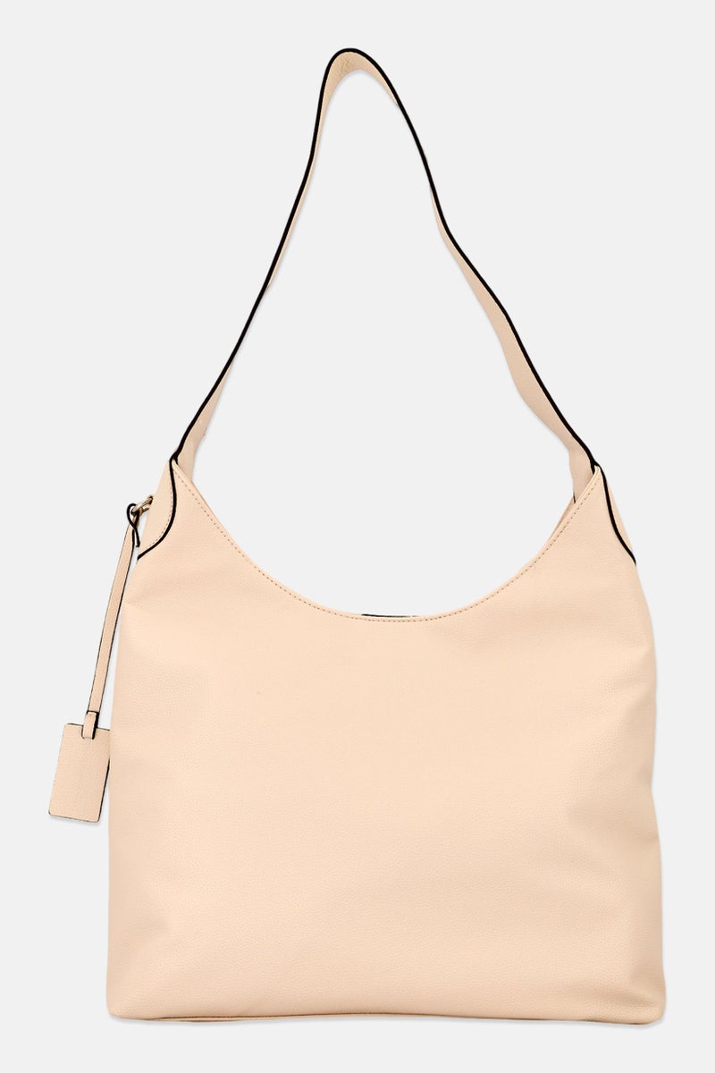 London Fog Women  Brand Logo Tote Bag, Cream - Image 4