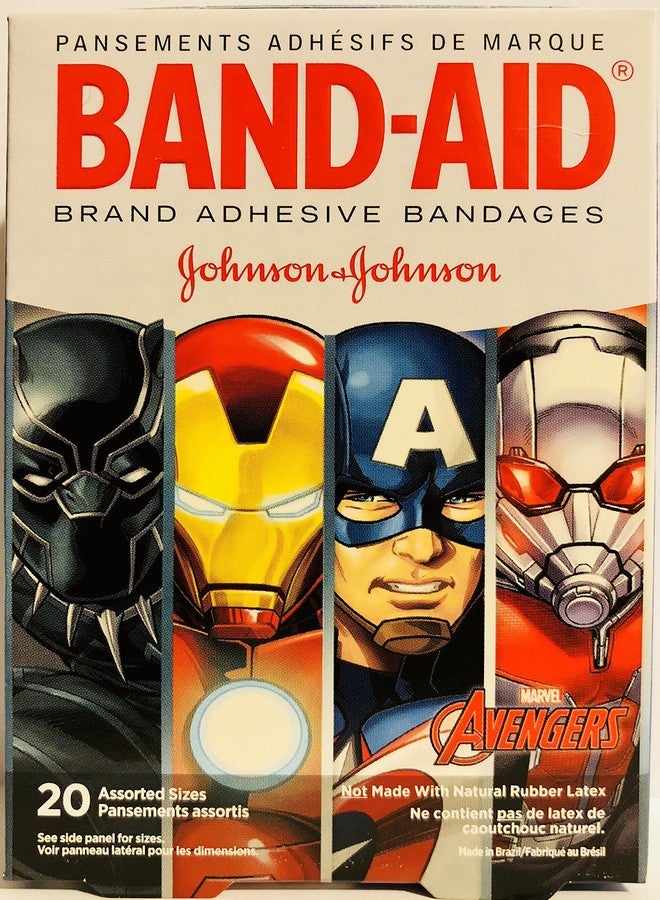 BAND-AID® Brand Bandages featuring MARVEL Avengers, 20 Count - Image 1