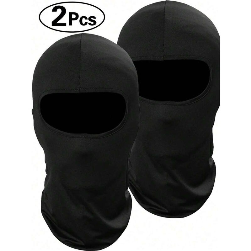 2 Packs Balaclava Face Mask, Ski Mask For Men Women, UV Protection Windproof Scarf For Motorcycle Snowboard Cycling - Image 2