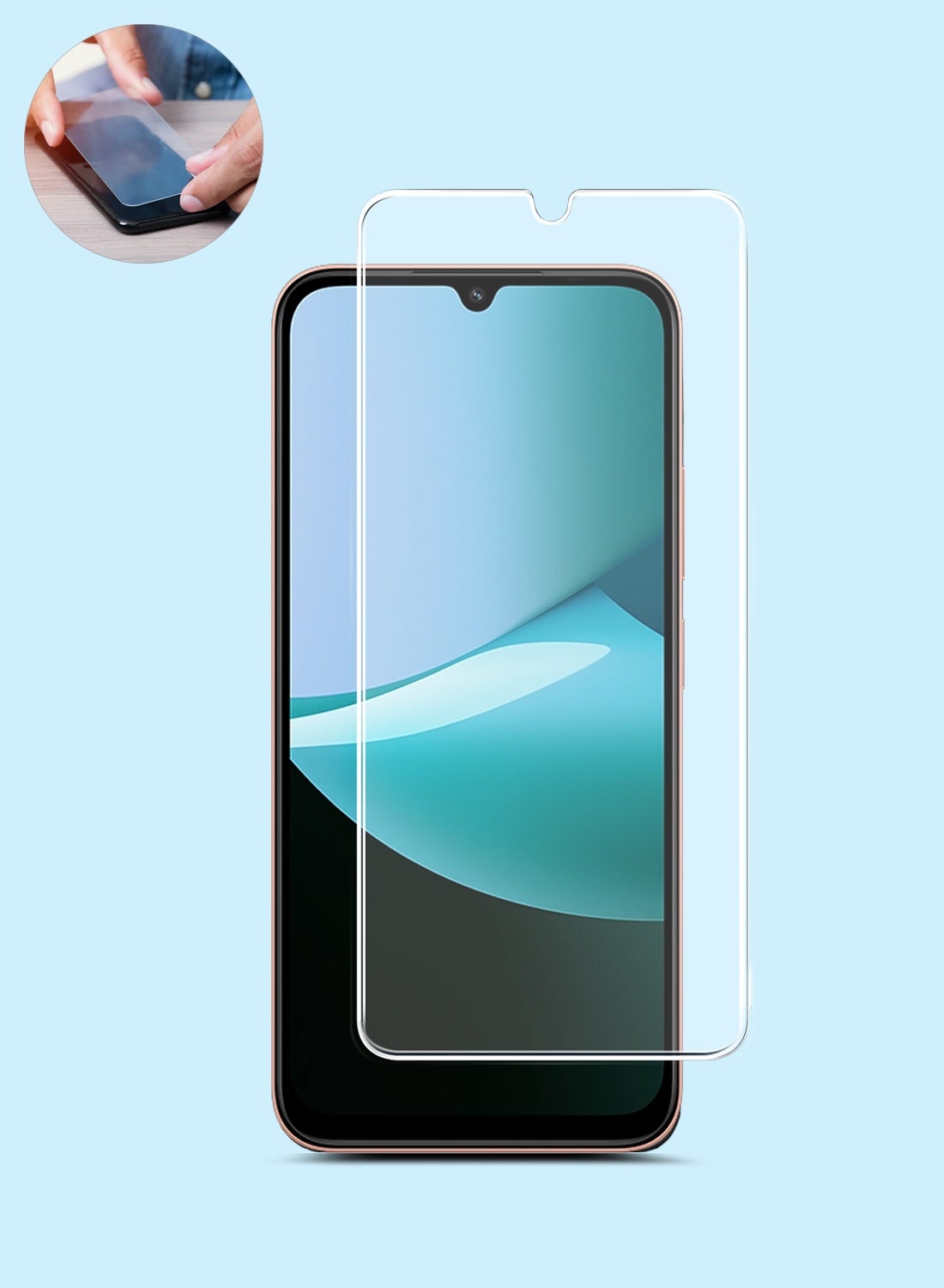 GMAX Xiaomi Redmi 15C 4G/5G 2025 GMAX Premium Series Curved Edges 9H 2.5D Tempered Glass Screen Protector - Clear