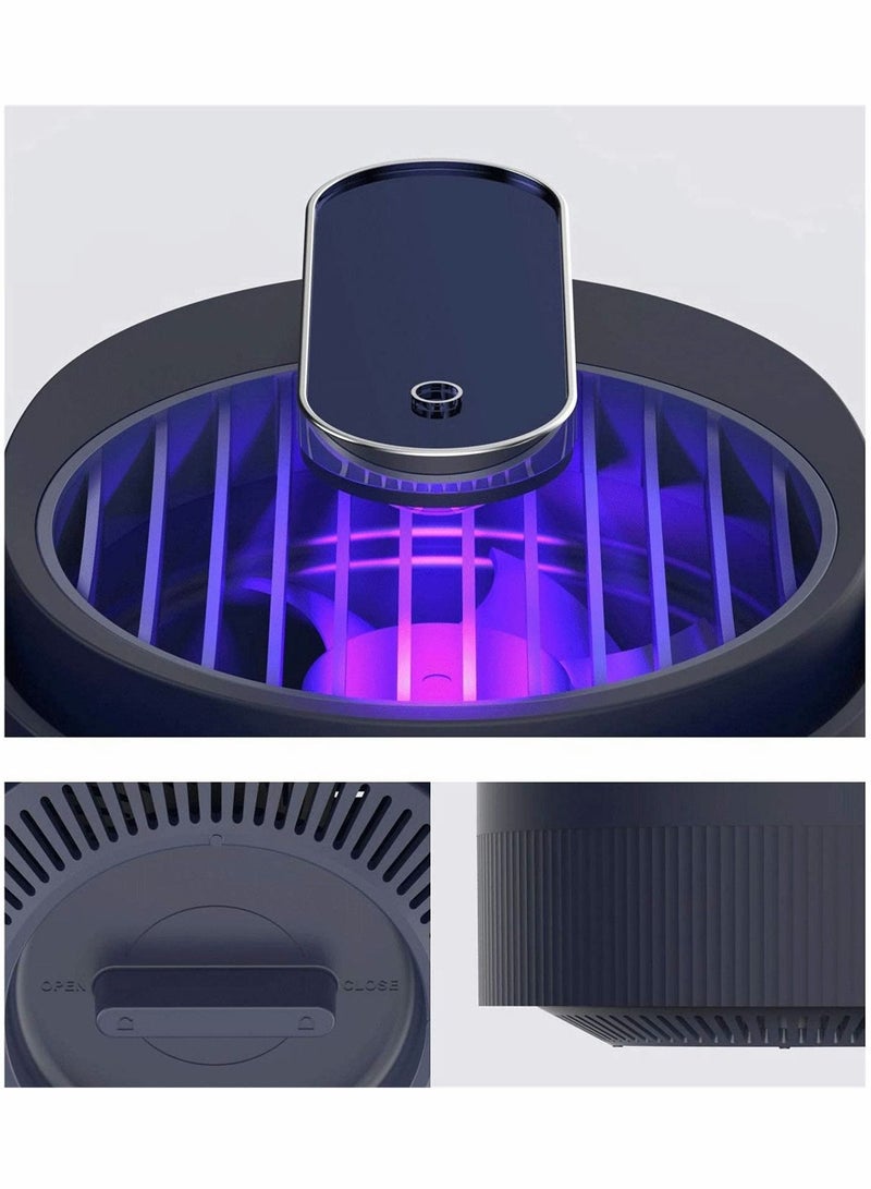 Black Portable Mosquito Killer Lamp, Easily Protect Mosquito-Free Space - Image 2