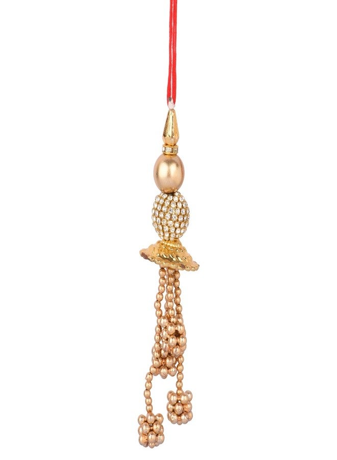 Efulgenz Combo of 2 Thread Dora Rakhi wtth 2 Lumba Set for Brother Bhaiya Bhabhi - Image 4
